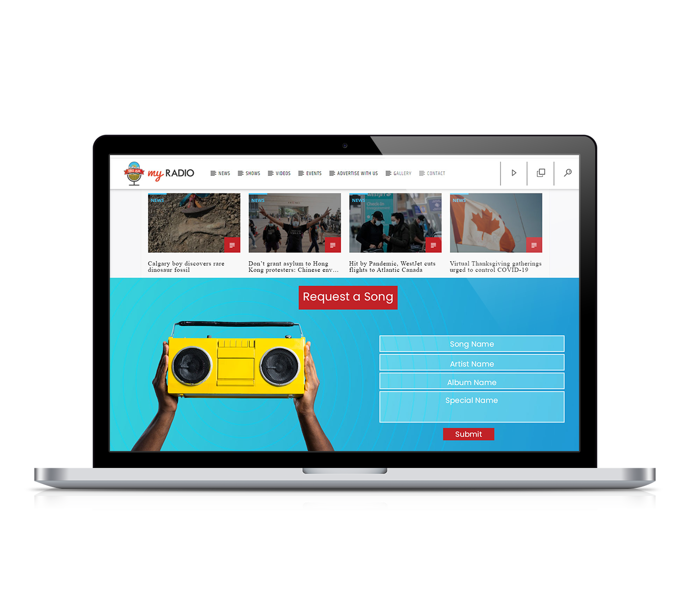 Website Design Mockup